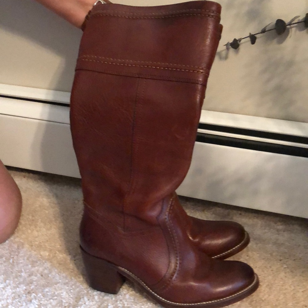 100% Leather Frye Boots